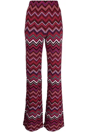 Missoni Pantaloni con stampa a zig zag