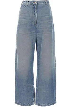 Palm Angels Jeans con logo lavato