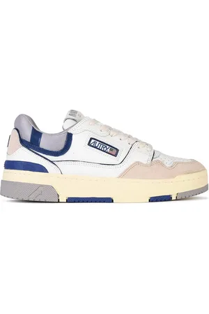 Autry Sneakers Clc Bliu in misto pelle bianca