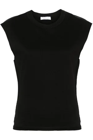 Paco rabanne T-shirt in cotone con dettaglio catena