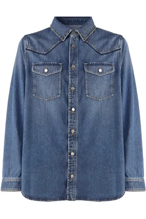 VALENTINO GARAVANI Giacca in denim con retro a contrasto