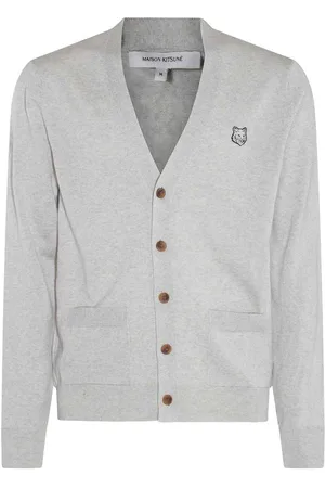Maison Kitsuné Girocollo in lana chiaro