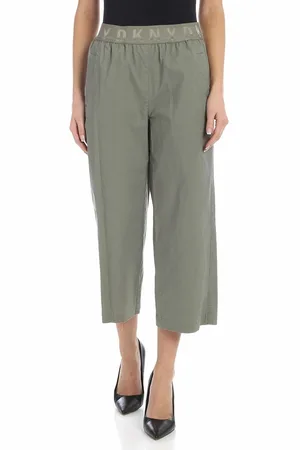DKNY Pantalone salvia con elastico logato