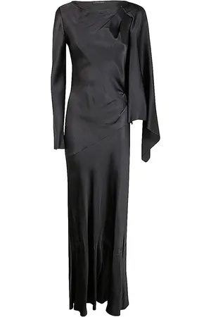Alberta Ferretti Vestito lungo in raso