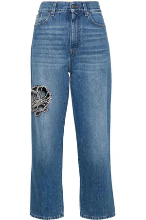 Stella McCartney Jeans decorati con cristalli