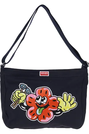 Kenzo Borsa a spalla in cotone stampato
