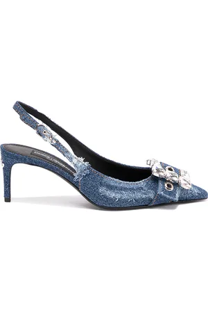 Dolce & Gabbana Sandali in denim patchwork
