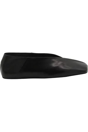 Jil Sander Ballerine in pelle nera
