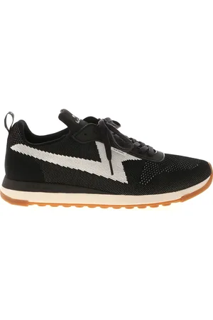 Paul Smith Sneakers Rocked in maglia riciclata nera