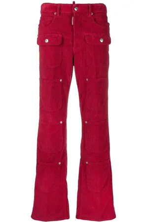 Dsquared2 Jeans a gamba dritta in velluto a coste