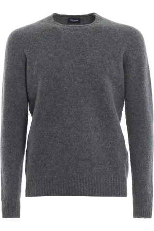 DRUMOHR Girocollo in lambswool garzato