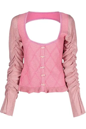 CORMIO Cardigan con bottoni rose