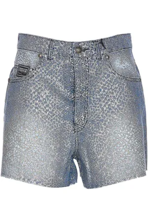 VERSACE Shorts animalier glitterati