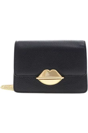 Lulu Guinness Borsa Polly in pelle nera