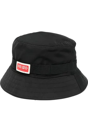 Kenzo Cappello da pescatore con logo stampato