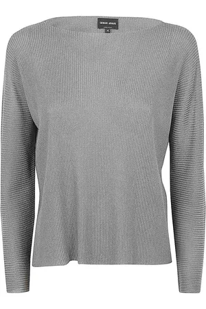 Giorgio Armani Maglione con scollo a barca a maniche lunghe