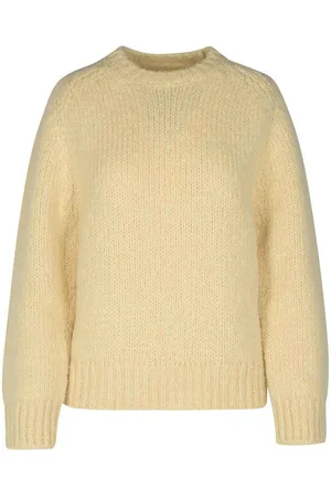 Jil Sander Maglione in misto mohair panna