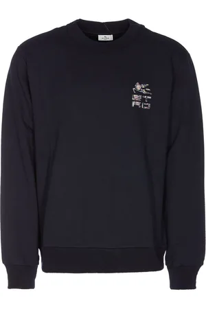 Etro Felpa in cotone con logo frontale