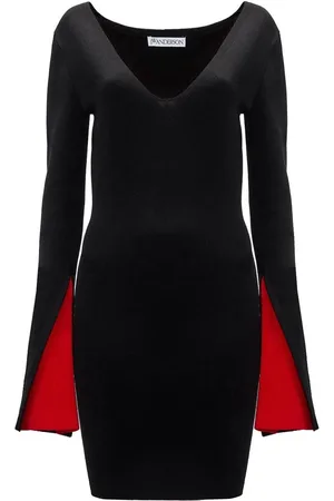 J.W.Anderson J. W. Anderson Vestito aderente con polsini a contrasto