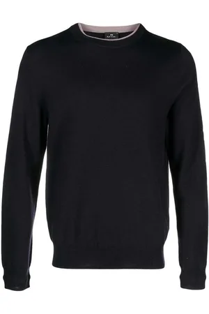 Paul Smith Maglia in lana merino con logo ricamato