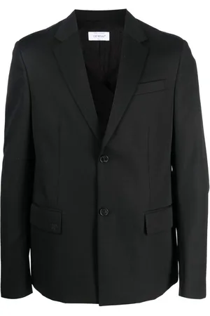 OFF-WHITE Blazer in lana nera