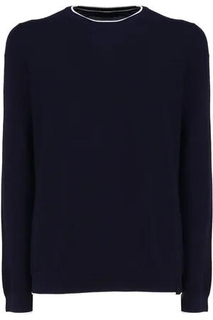 FAY Maglia In Cotone Con Girocollo