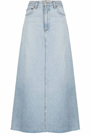 AGOLDE Gonna lunga in denim