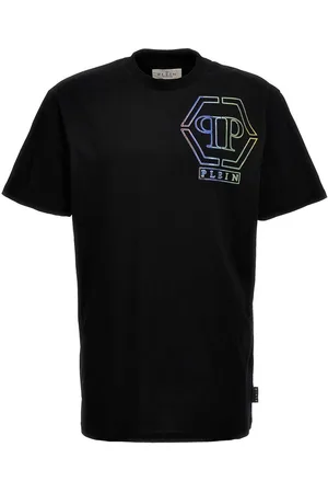 Philipp Plein T-shirt con logo strass