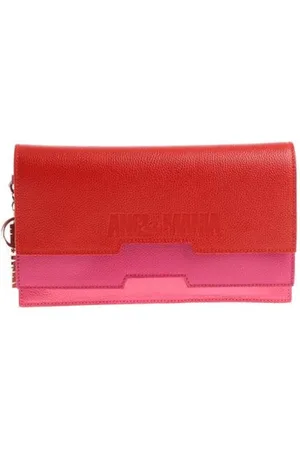 Vivienne Westwood Clutch in pelle a grana