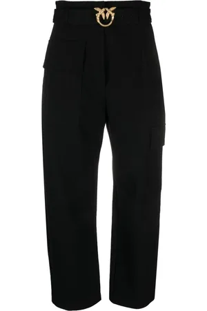 Pinko Pantaloni cargo con fibbia Love Birds