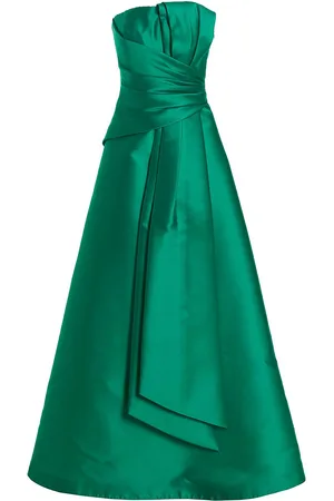 Alberta Ferretti Abito lungo in mikado