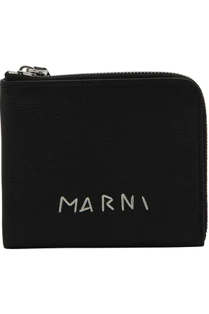 Marni Portafoglio in pelle nera