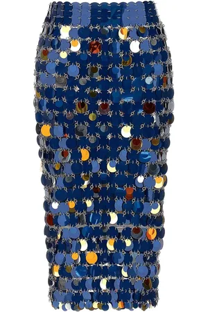 Paco rabanne Gonna midi con paillettes