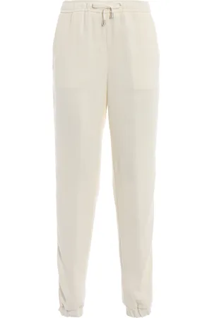ERMANNO SCERVINO Pantaloni misto lana con bande logo