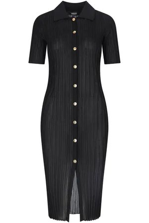 VERSACE Abito Midi Plissettato