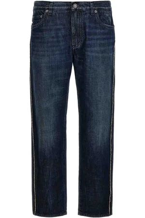 Dolce & Gabbana Jeans con cuciture con frange
