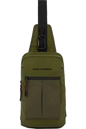 Piquadro Borsa a tracolla in tessuto