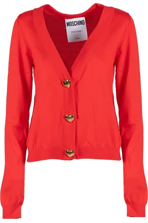 Moschino Cardigan con bottoni a cuore