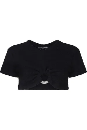 ALBERTO AUDENINO Maglione corto con dettaglio cut-out