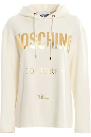Moschino Felpa con stampa Couture! dorata