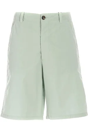 Kenzo Bermuda verdi chiaro con ricamo logo