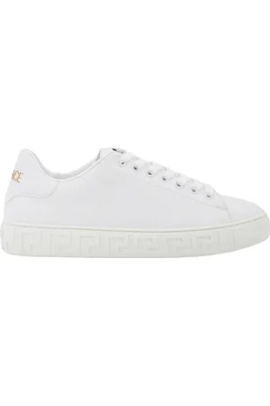 VERSACE Sneakers in pelle con motivo la greca