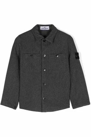 Stone Island Sovracamicia in lana