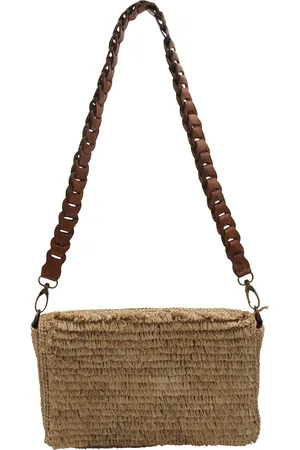 IBELIV Borsa Hafa in rafia chiaro