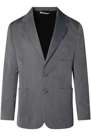 Palm Angels Blazer In Misto Lana Vergine