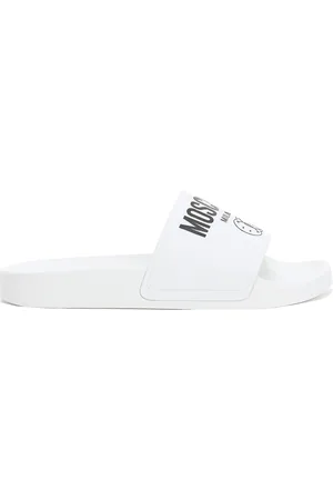 Moschino Ciabatte con stampa logo