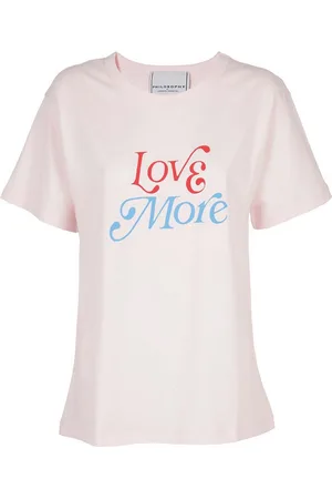 Serafini T-shirt con stampa Love More