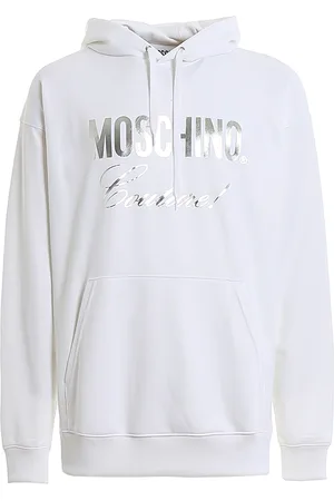 Moschino Felpa con logo laminato