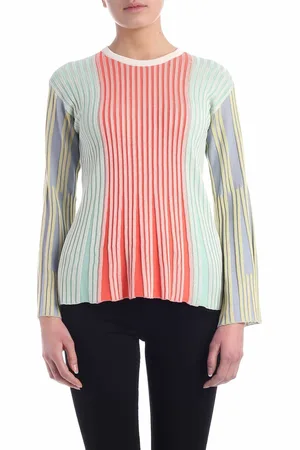 Kenzo Maglia in rayon e cotone multicolor