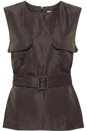 P.A.R.O.S.H. P. A.R. O.S. H. Top senza maniche con cintura